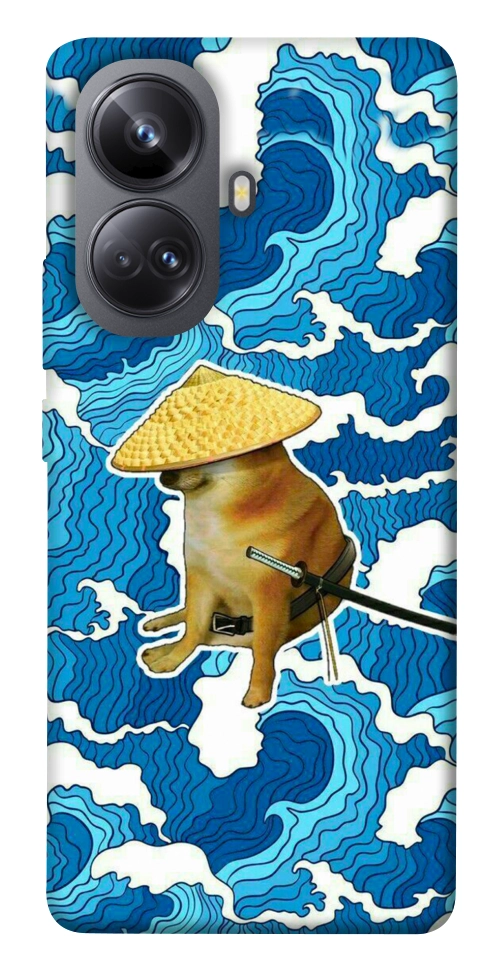 Чохол Sad dog samurai для Realme 10 Pro+