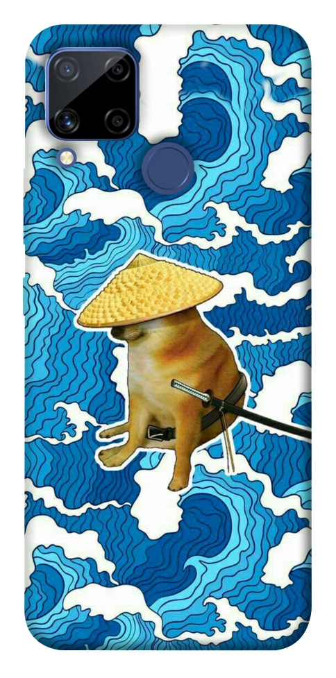 Чехол Sad dog samurai для Realme C15