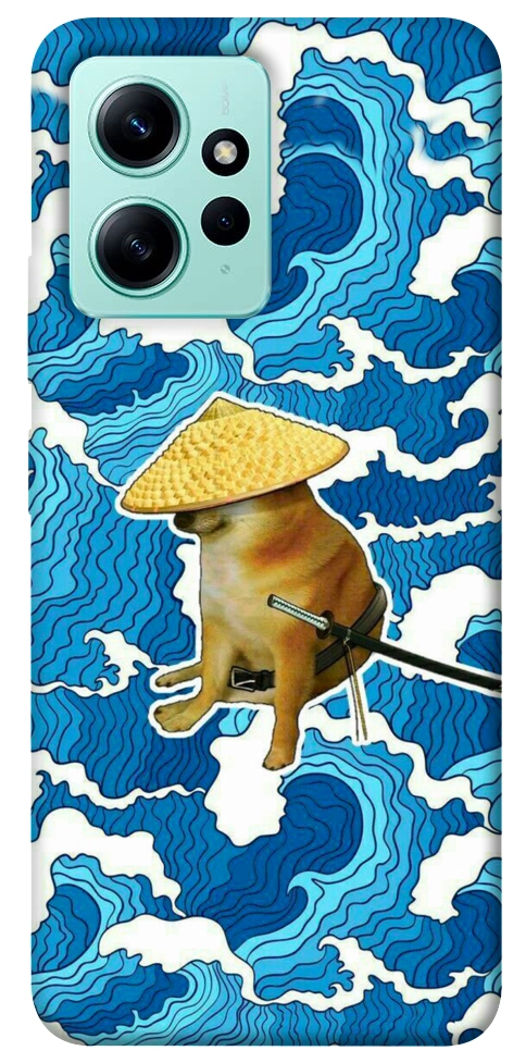 Чохол Sad dog samurai для Xiaomi Redmi Note 12 4G