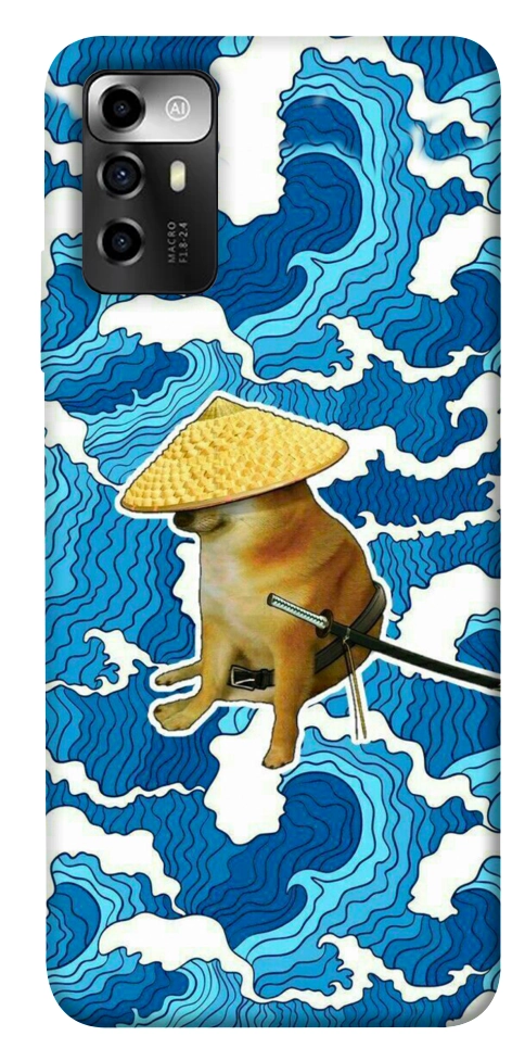 Чохол Sad dog samurai для ZTE Blade A72