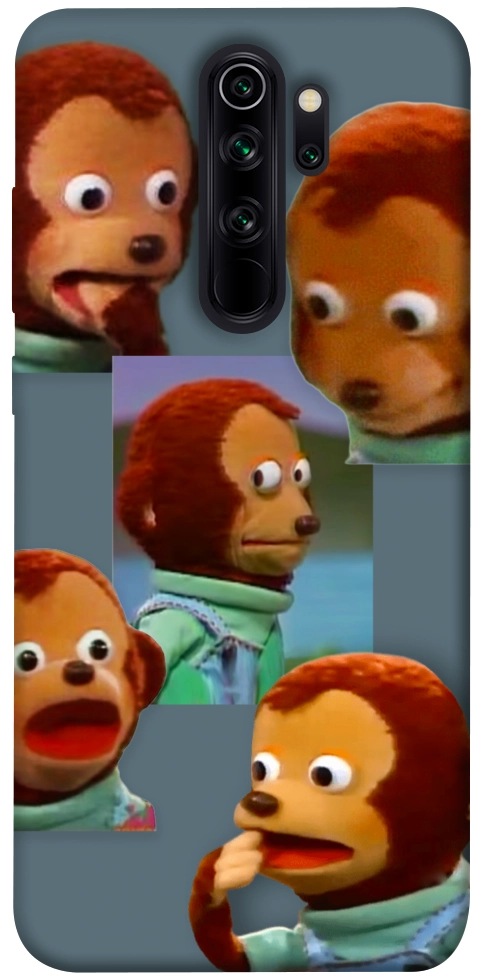 Чехол Side eye monkey для Xiaomi Redmi Note 8 Pro