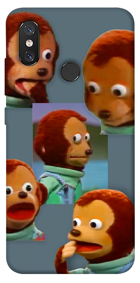 Чехол Side eye monkey для Xiaomi Mi 8