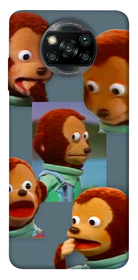 Чохол Side eye monkey для Xiaomi Poco X3 NFC