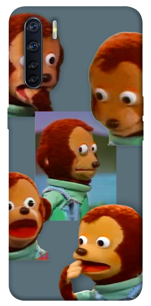 Чехол Side eye monkey для Oppo A91