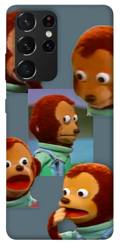 Чехол Side eye monkey для Galaxy S21 Ultra