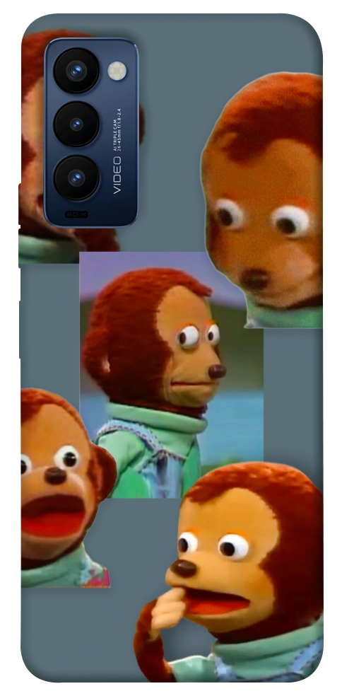 Чехол Side eye monkey для TECNO Camon 18
