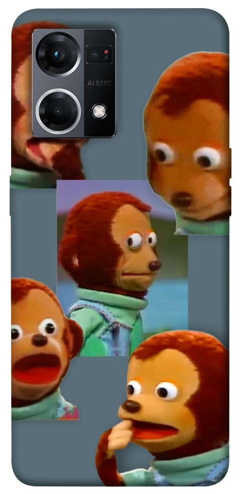 Чехол Side eye monkey для Oppo Reno 7 4G