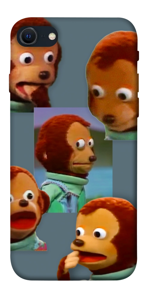 Чохол Side eye monkey для iPhone SE (2022)