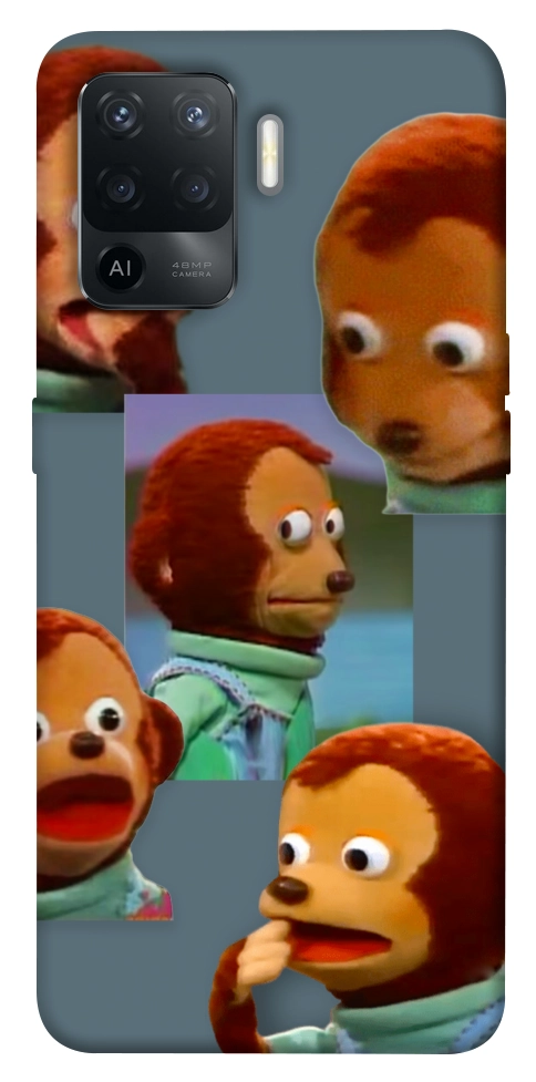 Чохол Side eye monkey для Oppo Reno 5 Lite