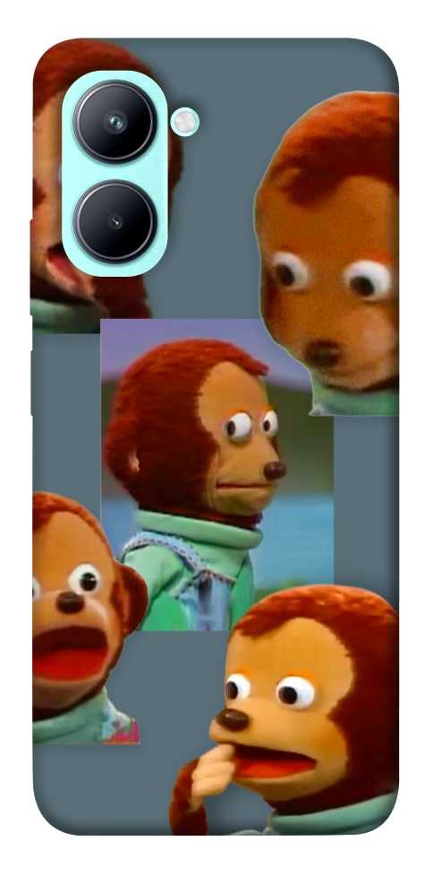 Чехол Side eye monkey для Realme C33