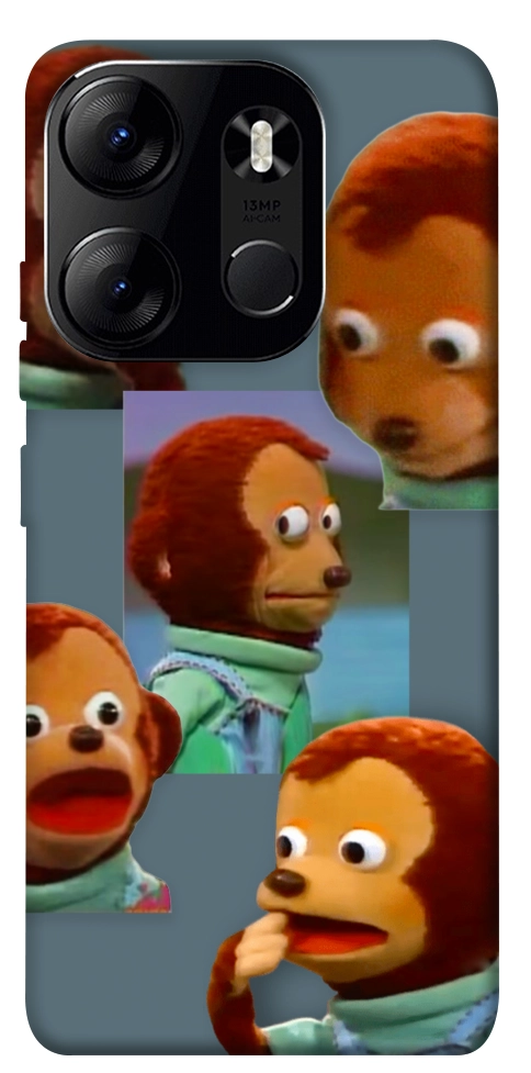 Чохол Side eye monkey для Tecno Spark Go 2023