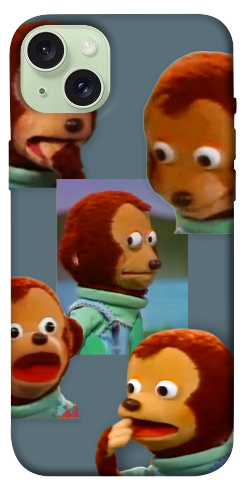Чехол Side eye monkey для iPhone 15 Plus