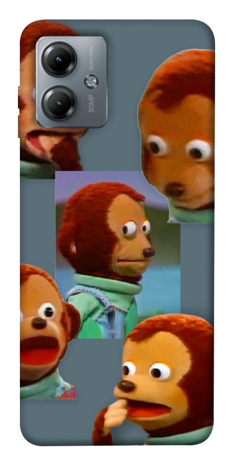 Чохол Side eye monkey для Motorola Moto G14