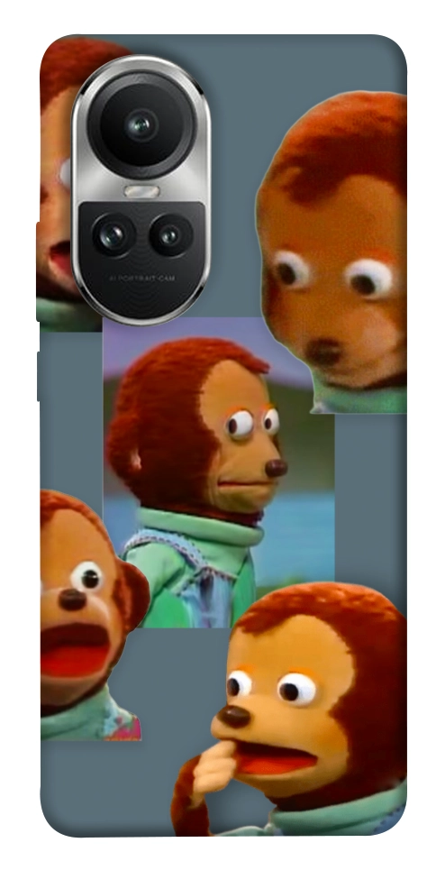 Чехол Side eye monkey для Oppo Reno 10