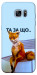 Чехол Tired fox для Galaxy S7 Edge