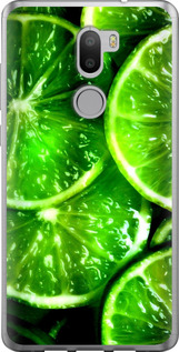 Чехол для Xiaomi Mi 5s Plus Зелёные дольки лимона (Зеленый)