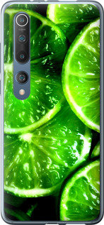 Чехол для Xiaomi Mi 10 Зелена долька лимона (Зелений)