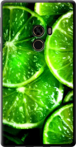 Чехол для Xiaomi Mi MiX Зелёные дольки лимона (Зеленый)