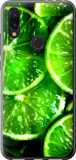 Чехол для Xiaomi Redmi 7 Зелені дольки лимона (Зелений)