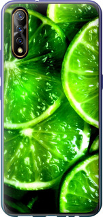Чохол для Vivo V17 Neo Зелені дольки лимона (Зелений)