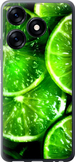 Чохол для Tecno Spark 10 Зелені дольки лимона (Зелений)