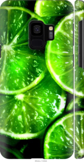 Чохол для Samsung Galaxy S9 Зелені дольки лимона (Зелений)