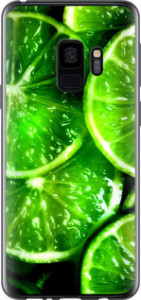 Чехол для Samsung Galaxy S9 Зелені дольки лимона (Зелений)