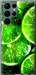 Чохол для Samsung Galaxy S22 Ultra Зелені дольки лимона (Зелений)