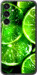 Чехол для Samsung Galaxy S23 FE Зелёні дольки лимона (Зелений)