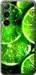 Чехол для Samsung Galaxy S24 Зелені дольки лимона (Зелений)