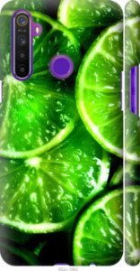 Чохол для Realme 6i Зелёні дольки лимона (Зелений)