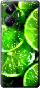 Чохол для Realme 10 Pro Plus Зелені дольки лимона (Зелений)
