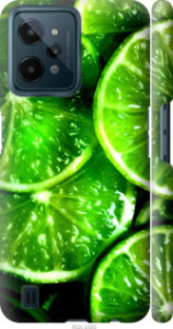 Чехол для Realme C31 Зелені часточки лимона (Зелений)