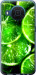 Чехол для Nokia X20 Зелёные дольки лимона (Зеленый)