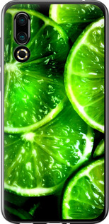 Чохол для Meizu 16S Зелені дольки лимона (Зелений)