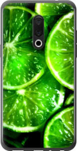 Чехол для Meizu 15 Зеленої дольки лимона (Зелений)