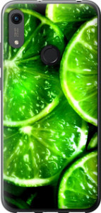 Чехол для Huawei Honor 8A Зелёные дольки лимона (Зеленый)