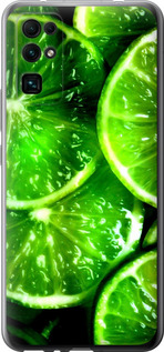 Чехол для Huawei Honor 30 Зелёные дольки лимона (Зеленый)