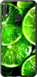 Чохол для Huawei P20 Lite Зелений дольки лимона