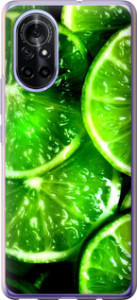 Чехол для Huawei Nova 8 Зелёные дольки лимона (Зеленый)