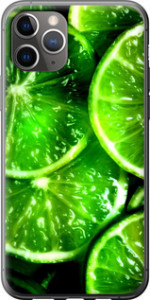 Чехол для iPhone 11 Pro Max Зеленої дольки лимона (Зелений)