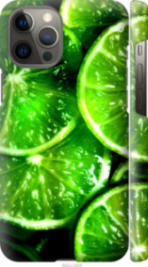 Чохол для iPhone 12 Pro Max Зелена дольки лимона (Зелений)