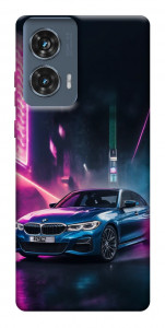 Чехол Неоновое BMW для Motorola Edge 50 Fusion
