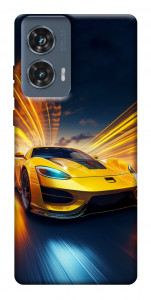 Чехол Yellow Porsche для Motorola Edge 50 Fusion