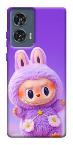 Чехол Labubu purple для Motorola Edge 50 Fusion