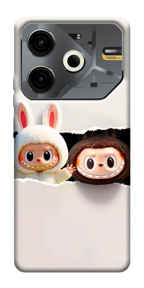 Чохол Hello Labubu для TECNO Pova 6 Neo (LI6)