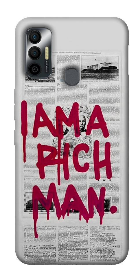Чохол Mom I am a rich man для TECNO Spark 7
