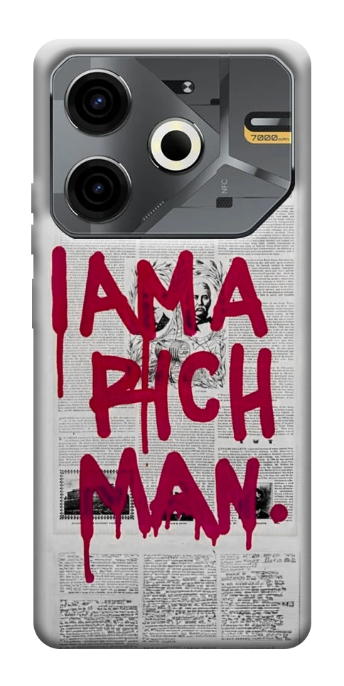 Чохол Mom I am a rich man для TECNO Pova 6 Neo (LI6)