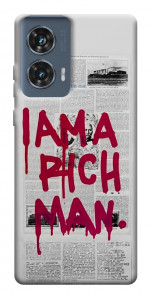 Чехол Mom I am a rich man для Motorola Edge 50 Fusion