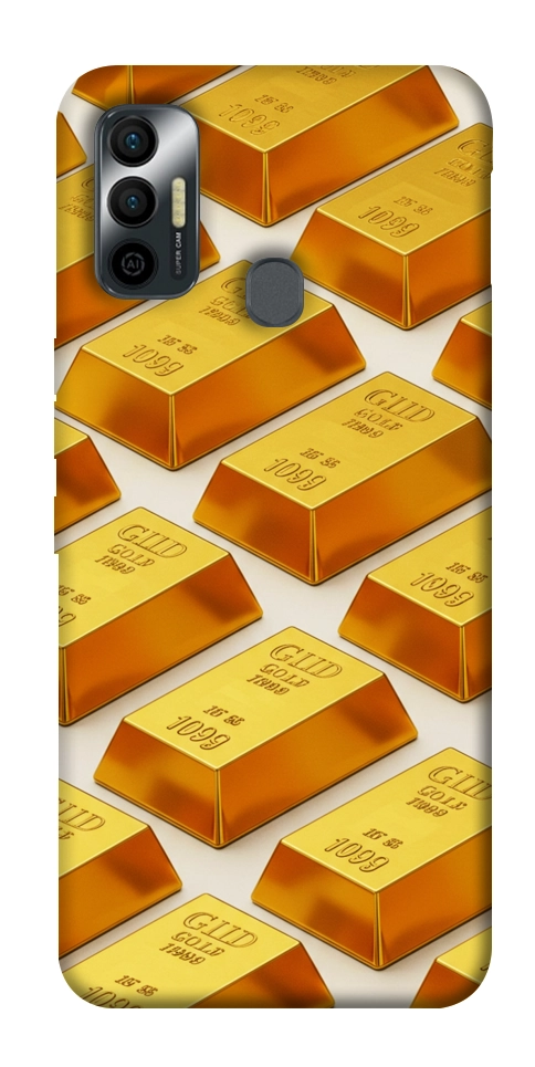Чохол Gold bars для TECNO Spark 7